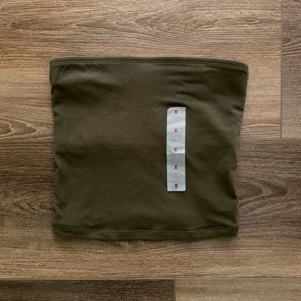 Olive Green tube top